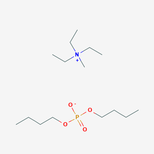 molecular formula C15H36NO4P B12828099 Triethylmethylammonium dibutyl phosphate 