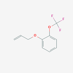 molecular formula C10H9F3O2 B12828112 1-(Allyloxy)-2-(trifluoromethoxy)benzene CAS No. 276697-76-8