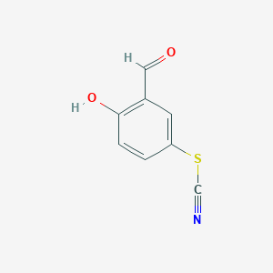 2-Hydroxy-5-thiocyanatobenzaldehyde