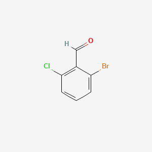 molecular formula C7H4BrClO B1282812 2-溴-6-氯苯甲醛 CAS No. 64622-16-8