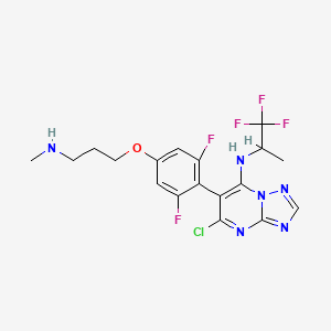 molecular formula C18H18ClF5N6O B12828139 Unii-P14M0dws2J 