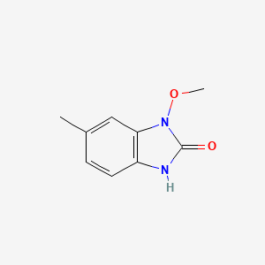 molecular formula C9H10N2O2 B12828146 1-Methoxy-6-methyl-1H-benzo[d]imidazol-2(3H)-one 