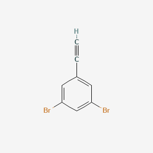 molecular formula C8H4Br2 B12828161 1,3-Dibromo-5-ethynylbenzene 