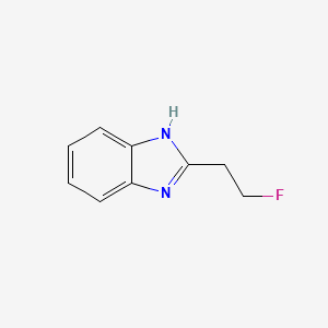 molecular formula C9H9FN2 B12828204 2-(2-Fluoroethyl)-1H-benzo[d]imidazole 