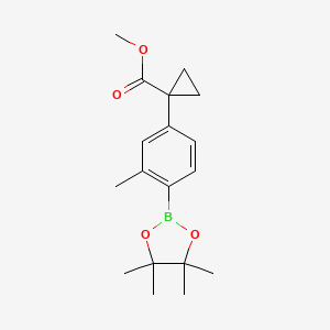 Methyl 1-(3-methyl-4-(4,4,5,5-tetramethyl-1,3,2-dioxaborolan-2-yl)phenyl)cyclopropane-1-carboxylate