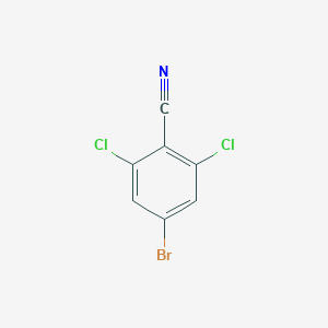 molecular formula C7H2BrCl2N B1282827 4-溴-2,6-二氯苯甲腈 CAS No. 99835-27-5