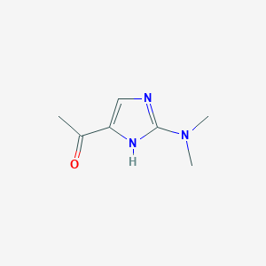 1-(2-(Dimethylamino)-1H-imidazol-4-yl)ethanone