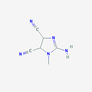 2-Amino-1-methyl-4,5-dihydro-1H-imidazole-4,5-dicarbonitrile