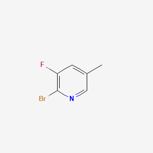 molecular formula C6H5BrFN B1282831 2-Bromo-3-fluoro-5-methylpyridine CAS No. 34552-16-4