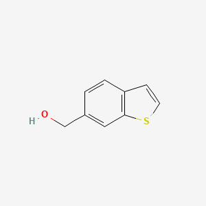 molecular formula C9H8OS B1282835 Benzo[b]thiophen-6-ylmethanol CAS No. 6179-28-8