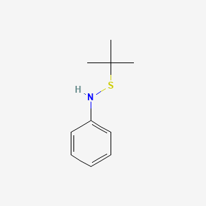 molecular formula C10H15NS B12828350 S-(tert-Butyl)-N-phenylthiohydroxylamine 