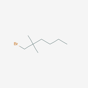 molecular formula C8H17B B1282838 1-Bromo-2,2-dimethylhexane CAS No. 101419-70-9