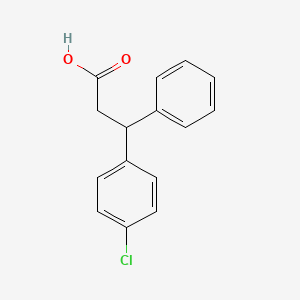 molecular formula C15H13ClO2 B1282839 3-(4-Chlorophenyl)-3-phenylpropanoic acid CAS No. 21998-30-1