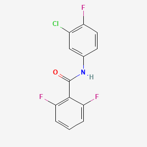 N-(3-chloro-4-fluorophenyl)-2,6-difluorobenzamide