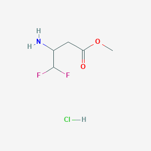 Methyl 3-amino-4,4-difluorobutanoate hydrochloride