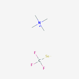 molecular formula C5H12F3NSe B12828453 Tetramethylammonium trifluoromethaneselenolate 