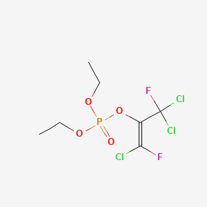 Diethyl 2-(1,3,3-trichloro-1,3-difluoropropen-1-yl)phosphate