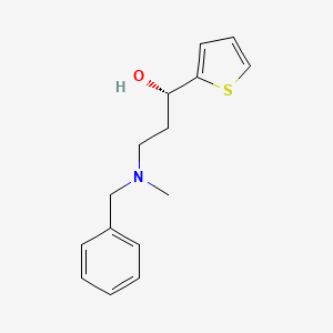 molecular formula C15H19NOS B12828465 (S)-3-(Benzyl(methyl)amino)-1-(thiophen-2-yl)propan-1-ol 