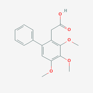 2-(3,4,5-Trimethoxy-[1,1'-biphenyl]-2-yl)acetic acid