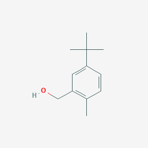 molecular formula C12H18O B12828477 (5-(tert-Butyl)-2-methylphenyl)methanol 