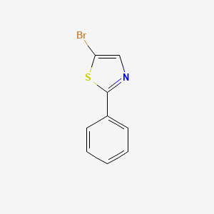 molecular formula C9H6BrNS B1282849 5-溴-2-苯基噻唑 CAS No. 53715-67-6