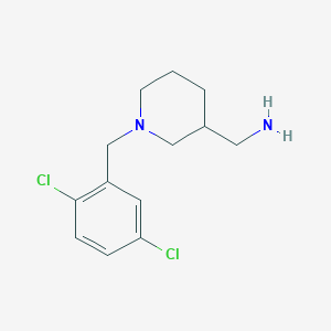 (1-(2,5-Dichlorobenzyl)piperidin-3-yl)methanamine