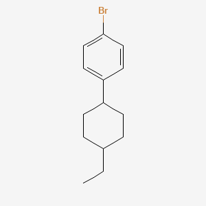molecular formula C14H19B B1282854 1-溴-4-(反式-4-乙基环己基)苯 CAS No. 91538-82-8
