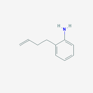 B1282857 2-(But-3-en-1-yl)aniline CAS No. 6992-97-8