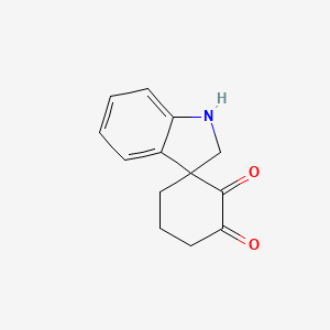 molecular formula C13H13NO2 B12828599 Spiro[cyclohexane-1,3'-indoline]-2,3-dione 