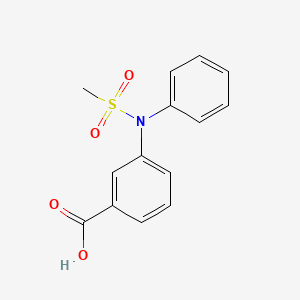 3-(N-Phenylmethylsulfonamido)benzoic acid