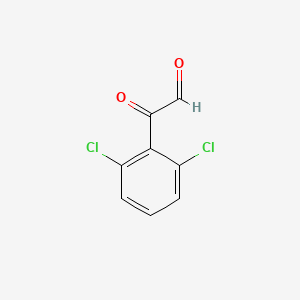 molecular formula C8H4Cl2O2 B12828630 2-(2,6-Dichlorophenyl)-2-oxoacetaldehyde 