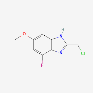 2-(Chloromethyl)-7-fluoro-5-methoxy-1H-benzo[d]imidazole