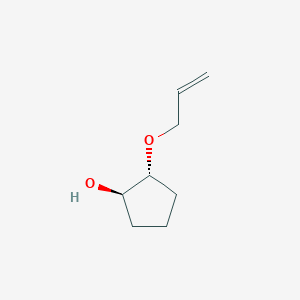 molecular formula C8H14O2 B12828660 (1R,2R)-2-(Allyloxy)cyclopentanol 