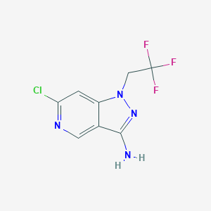 6-Chloro-1-(2,2,2-trifluoroethyl)-1H-pyrazolo[4,3-c]pyridin-3-amine