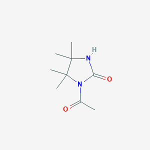 molecular formula C9H16N2O2 B12828686 1-Acetyl-4,4,5,5-tetramethylimidazolidin-2-one CAS No. 583823-98-7