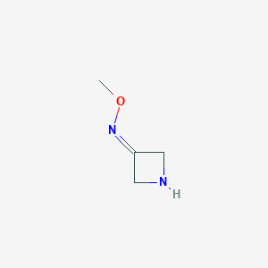 molecular formula C4H8N2O B12828737 N-methoxyazetidin-3-imine 