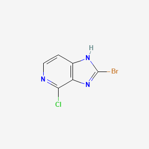 molecular formula C6H3BrClN3 B12828739 2-bromo-4-chloro-1H-imidazo[4,5-c]pyridine 