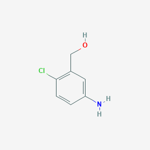 B1282876 (5-Amino-2-chlorophenyl)methanol CAS No. 89951-56-4