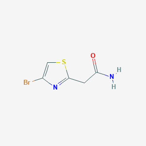 molecular formula C5H5BrN2OS B12828786 2-(4-Bromothiazol-2-yl)acetamide 