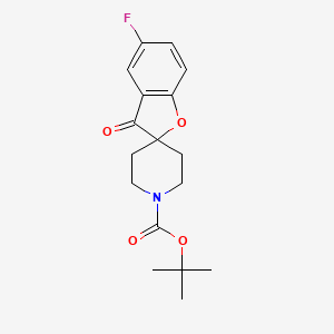 tert-Butyl 5-fluoro-3-oxo-3H-spiro[benzofuran-2,4'-piperidine]-1'-carboxylate