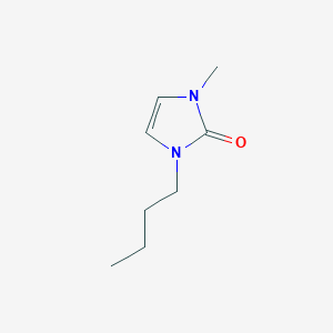 molecular formula C8H14N2O B12828813 1-Butyl-3-methyl-1H-imidazol-2(3H)-one 