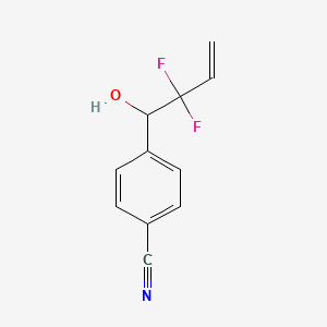 4-(2,2-Difluoro-1-hydroxy-3-buten-1-yl)benzonitrile