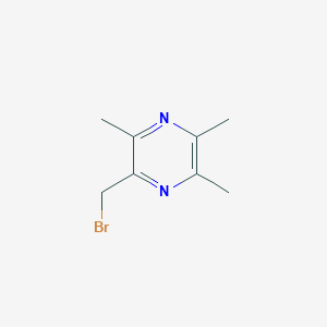 molecular formula C8H11BrN2 B1282891 2-(Bromomethyl)-3,5,6-trimethylpyrazine CAS No. 79074-45-6