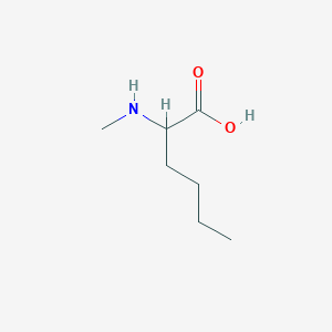 molecular formula C7H15NO2 B12828916 N-Me-Nle-OH.HCl 