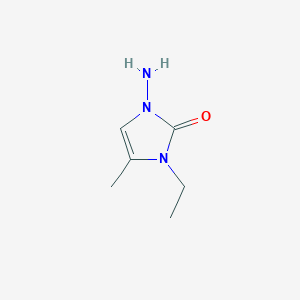 1-Amino-3-ethyl-4-methyl-1H-imidazol-2(3H)-one