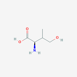 molecular formula C5H11NO3 B12828957 4-Hydroxy-D-valine 