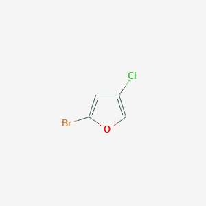 molecular formula C4H2BrClO B12828968 2-Bromo-4-chlorofuran 