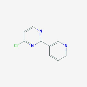 molecular formula C9H6ClN3 B1282897 4-氯-2-(吡啶-3-基)嘧啶 CAS No. 97603-39-9