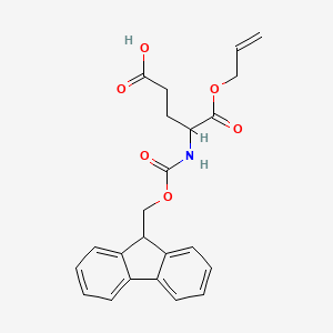 4-(9H-fluoren-9-ylmethoxycarbonylamino)-5-oxidanylidene-5-prop-2-enoxy-pentanoic acid