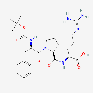 molecular formula C25H38N6O6 B1282904 Boc-D-Phe-Pro-Arg-OH CAS No. 74875-72-2